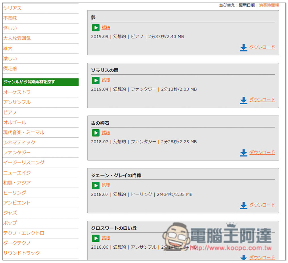 「甘茶の音楽工房」免費日本原創音樂素材,個人商用皆可 - 電腦王阿達 「甘茶の音楽工房」免費日本原創音樂素材,個人商用皆可 - 電腦王阿達