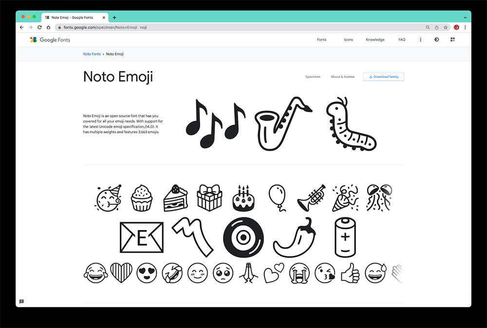 Google 推出一系列 Noto Emoji 簡化表情符號供大家下載使用 - 電腦王阿達