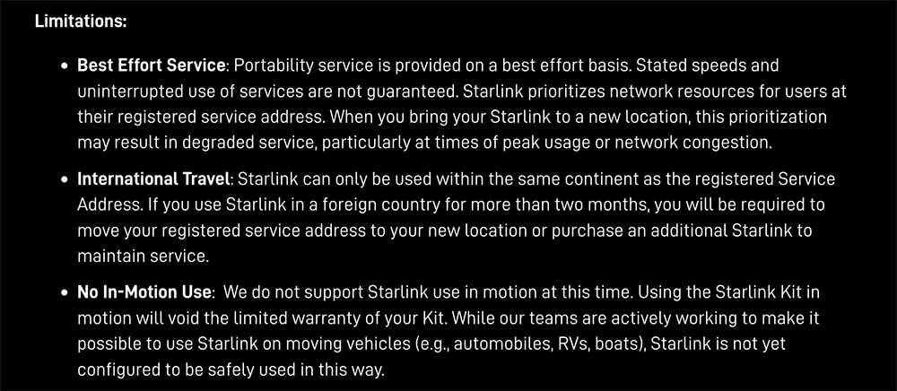 Starlink 網路服務開始支援「行動模式」但要加約 700 的月租費 - 電腦王阿達