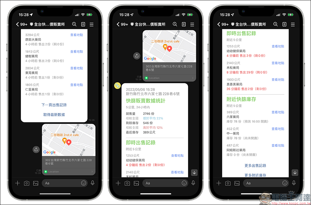「全台快篩低價販賣所」 LINE 機器人:全台最新快篩試劑庫存,還能預測開賣時間! - 電腦王阿達 「全台快篩低價販賣所」 LINE 機器人:全台最新快篩試劑庫存,還能預測開賣時間! - 電腦王阿達