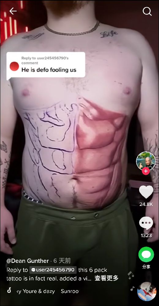 史上最快六塊腹肌,英國紋身師用兩天讓肥肚腩華麗偽裝成健美先生 - 電腦王阿達 史上最快六塊腹肌,英國紋身師用兩天讓肥肚腩華麗偽裝成健美先生 - 電腦王阿達