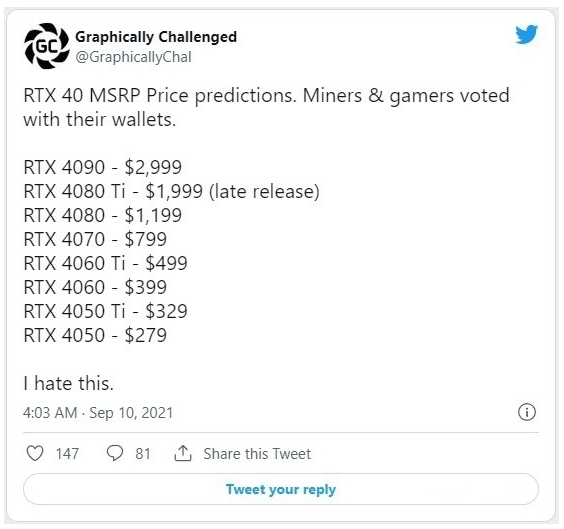 NVIDIA RTX 40 系列下一代顯卡就快來了?最新傳聞表示 2022 Q3 初就會推出 - 電腦王阿達 NVIDIA RTX 40 系列下一代顯卡就快來了?最新傳聞表示 2022 Q3 初就會推出 - 電腦王阿達