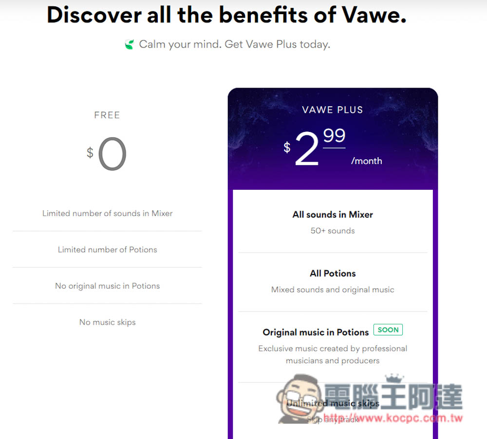 VAWE 結合大自然聲音和 Lo-fi 音樂的免費線上工具,幫助你提升生產力與放鬆 - 電腦王阿達 VAWE 結合大自然聲音和 Lo-fi 音樂的免費線上工具,幫助你提升生產力與放鬆 - 電腦王阿達