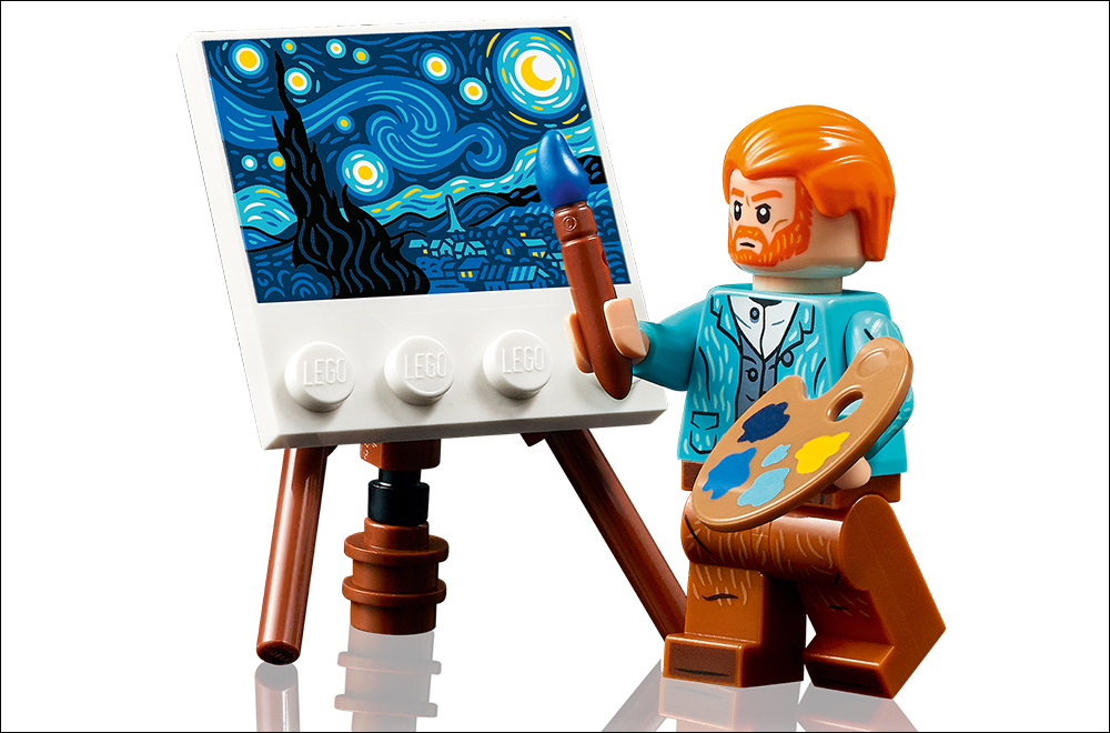 樂高 LEGO Ideas 系列梵谷名畫《星夜》推出，由 2316 片零件組成 - 電腦王阿達