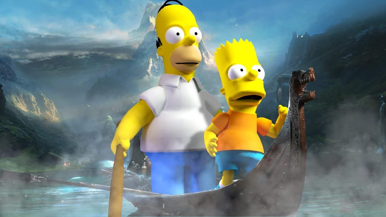最新模組讓《辛普森家庭》角色亂入 PC 版《戰神》，上演荷馬大戰魯肉王 - 電腦王阿達