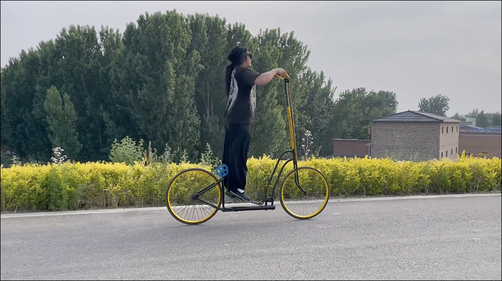 不會騎車嗎?手工耿打造一款「殭屍自行車」,能靠著殭屍跳的方式向前進 - 電腦王阿達 不會騎車嗎?手工耿打造一款「殭屍自行車」,能靠著殭屍跳的方式向前進 - 電腦王阿達