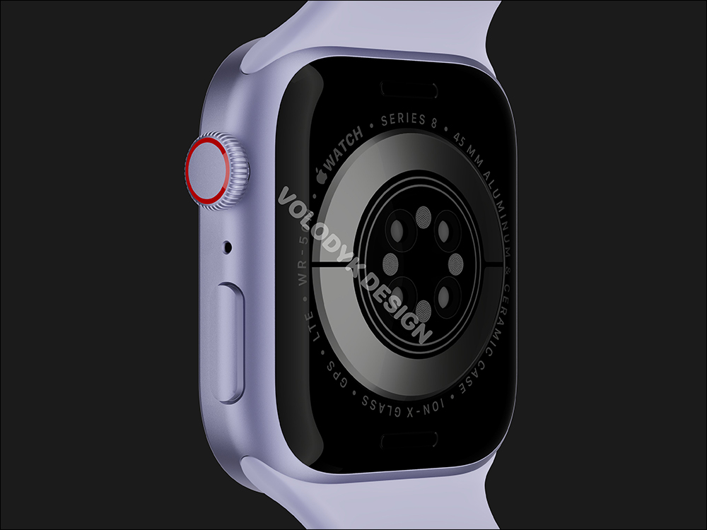 Apple Watch Series 8 有望採用全新平面螢幕和平整化邊框?設計師製作全新渲染圖 - 電腦王阿達 Apple Watch Series 8 有望採用全新平面螢幕和平整化邊框?設計師製作全新渲染圖 - 電腦王阿達