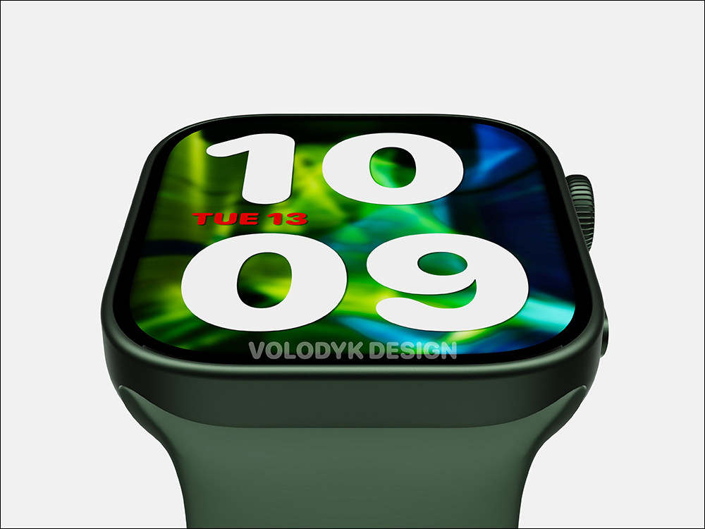 Apple Watch Series 8 有望採用全新平面螢幕和平整化邊框?設計師製作全新渲染圖 - 電腦王阿達 Apple Watch Series 8 有望採用全新平面螢幕和平整化邊框?設計師製作全新渲染圖 - 電腦王阿達