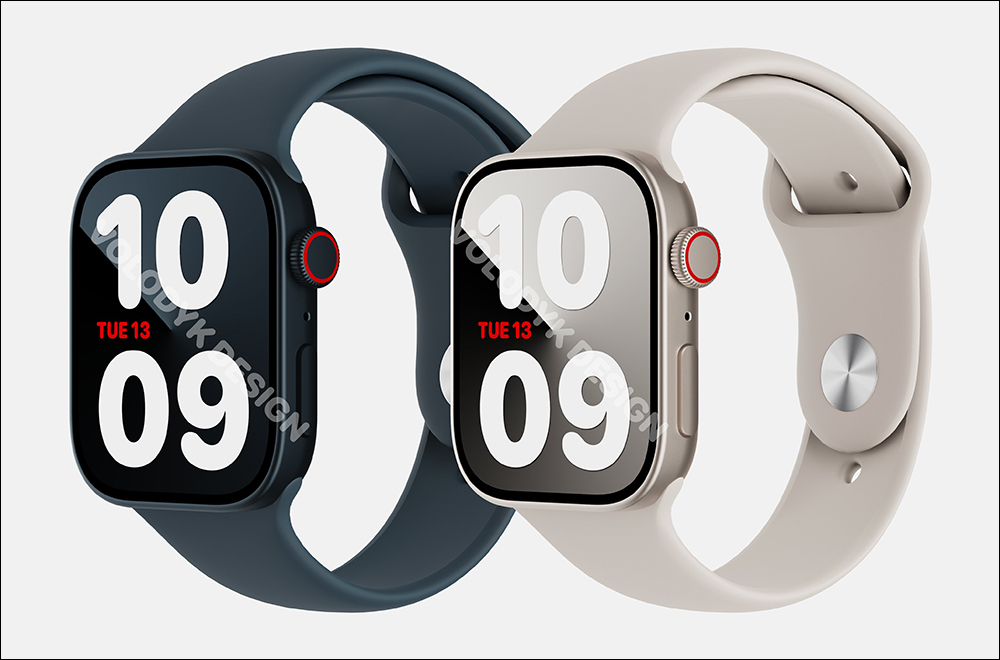 Apple Watch Series 8 有望採用全新平面螢幕和平整化邊框?設計師製作全新渲染圖 - 電腦王阿達 Apple Watch Series 8 有望採用全新平面螢幕和平整化邊框?設計師製作全新渲染圖 - 電腦王阿達