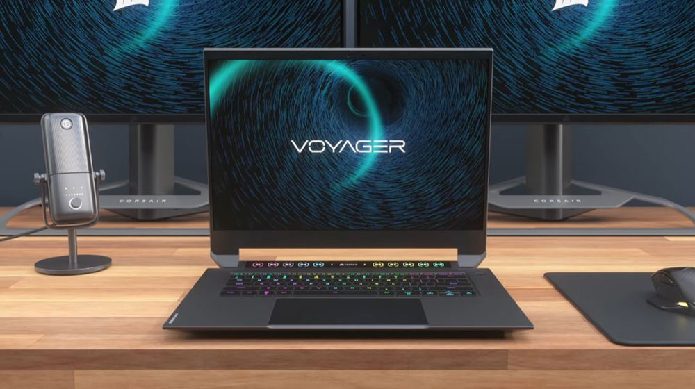 電競周邊品牌 Corsair 出擊，旗下首款電競筆電「Voyager」公開亮相 - 電腦王阿達