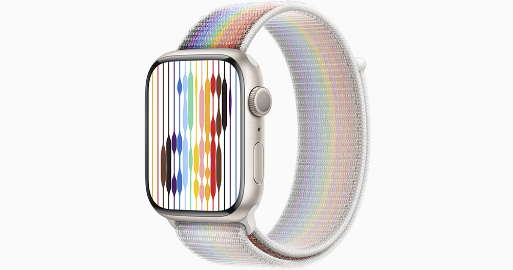 融入「pride」字樣！Apple Watch 新款彩虹版錶帶登場 - 電腦王阿達