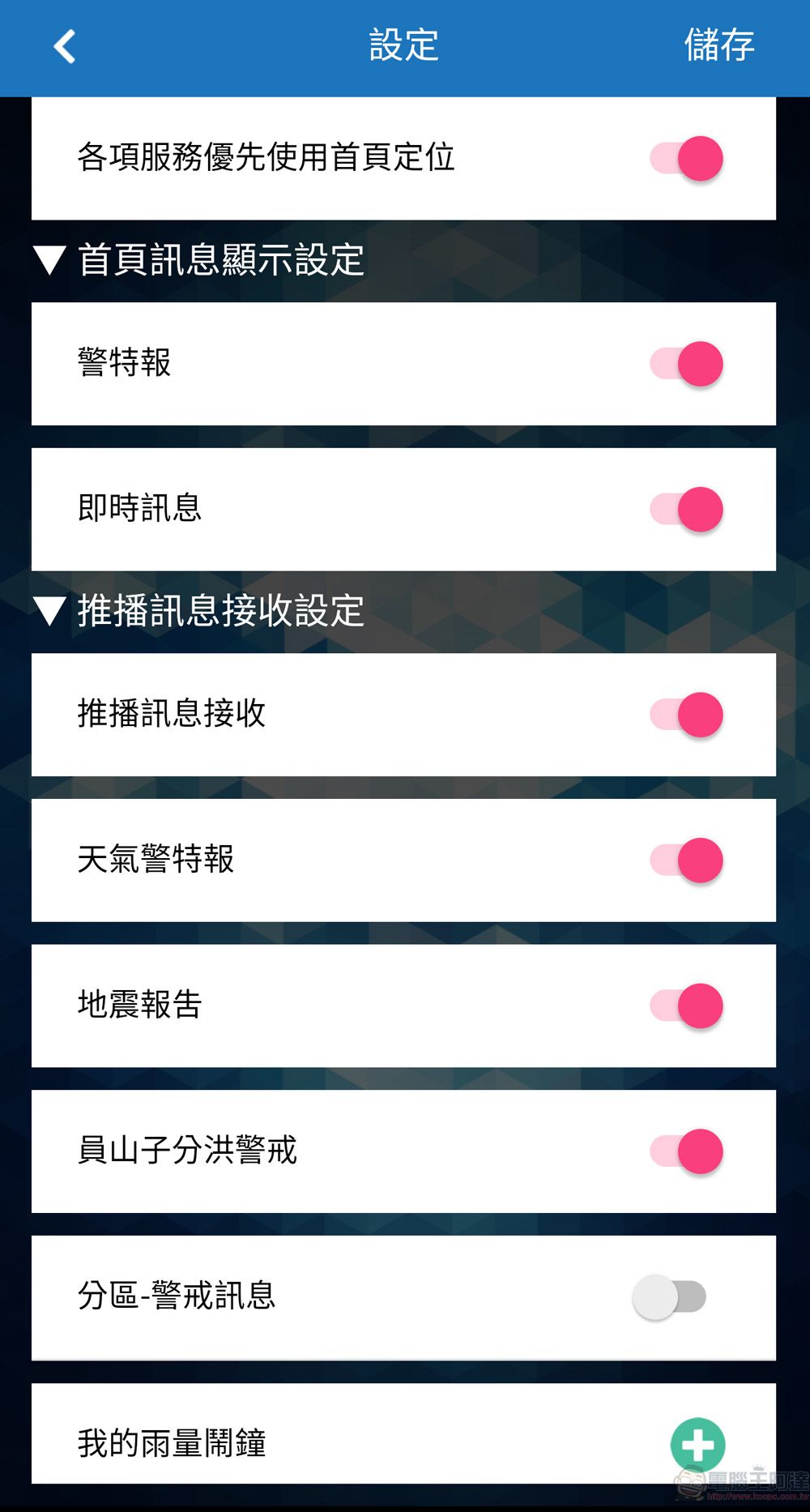 經濟部水利署「行動水情app」可查詢氣象圖資與雨量狀況 - 電腦王阿達 經濟部水利署「行動水情app」可查詢氣象圖資與雨量狀況 - 電腦王阿達