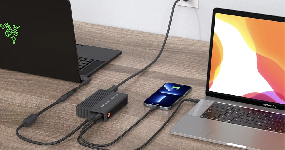340W GaN 充電器驚現 Computex,還有把雙 USB-C 合為 240W 輸出的配件 - 電腦王阿達 340W GaN 充電器驚現 Computex,還有把雙 USB-C 合為 240W 輸出的配件 - 電腦王阿達