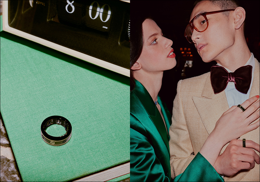 Gucci 攜手 Oura 推出 18K 金的智慧戒指，支援心率、睡眠、活動監測，售價 950 美元 - 電腦王阿達