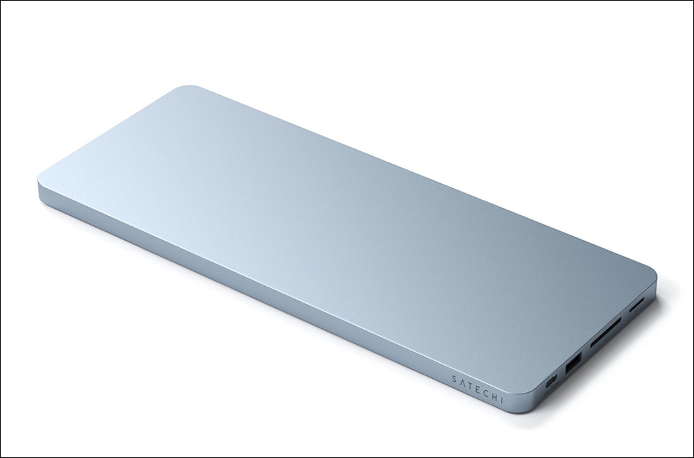 Satechi 為 iMac 24 吋的 Dock 底座，設計無違和！大小剛好放置巧控鍵盤，還可安裝 M.2 SSD - 電腦王阿達