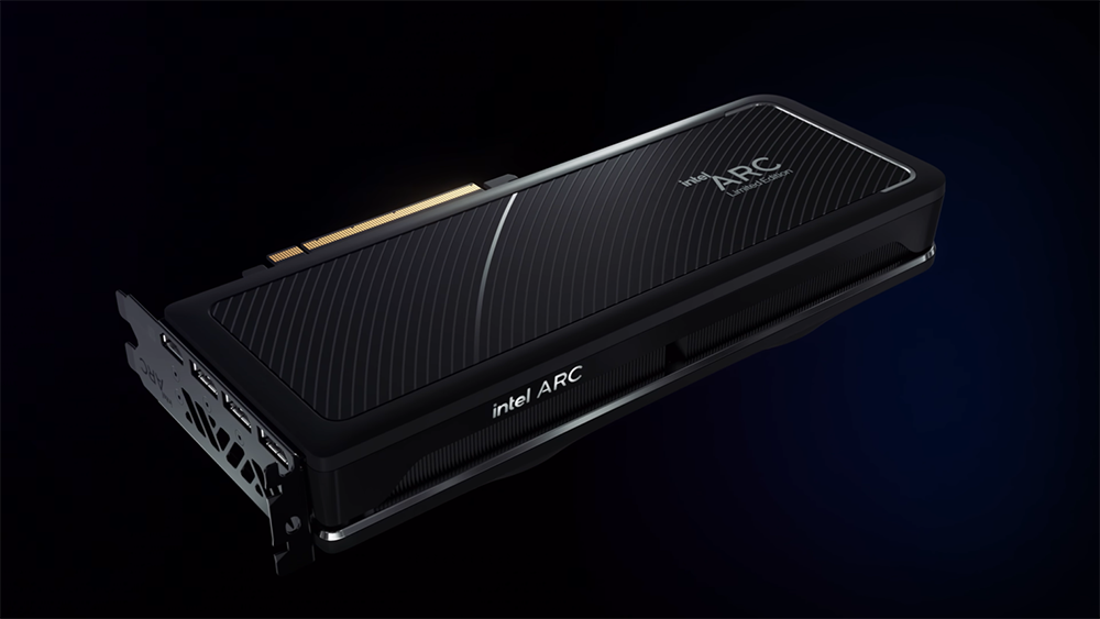 Intel 旗艦 Arc 限量版遊戲顯卡於國外展出，配備完整 ACM-G10 GPU - 電腦王阿達