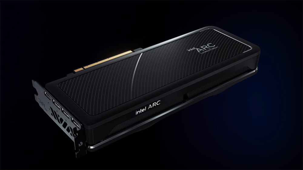 Intel 旗艦 Arc 限量版遊戲顯卡於國外展出,配備完整 ACM-G10 GPU - 電腦王阿達 Intel 旗艦 Arc 限量版遊戲顯卡於國外展出,配備完整 ACM-G10 GPU - 電腦王阿達