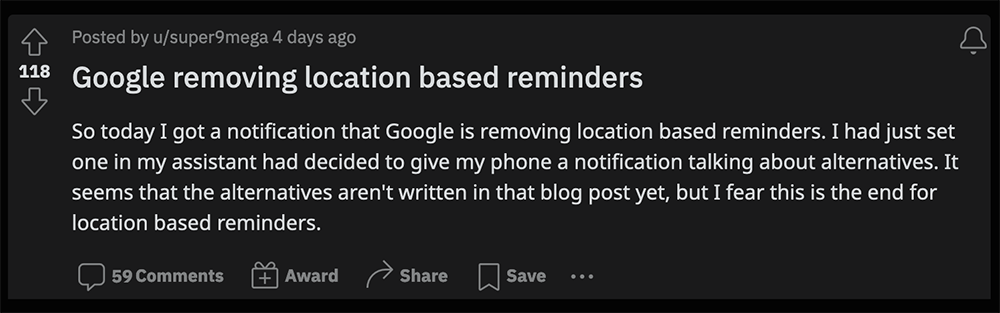 Google Assistant 默默閹掉了數項「提醒事項」功能 - 電腦王阿達 Google Assistant 默默閹掉了數項「提醒事項」功能 - 電腦王阿達