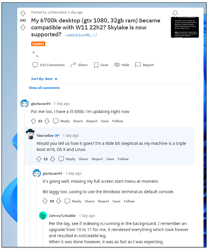 微軟意外發送 Windows 11 更新通知給不支援的電腦，還真的升級成功 - 電腦王阿達