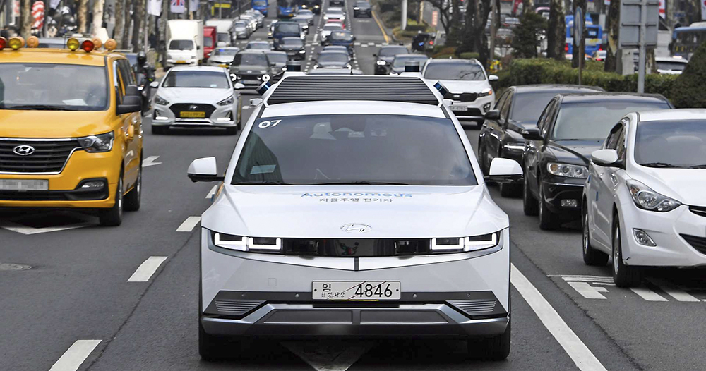 Robotaxi 款現代 IONIQ 5 自動駕駛計程車正式在南韓上路 - 電腦王阿達 Robotaxi 款現代 IONIQ 5 自動駕駛計程車正式在南韓上路 - 電腦王阿達