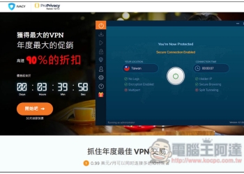 即將結束！優質 VPN 5 年方案每月只需 1 美金，速度快、上網更安全