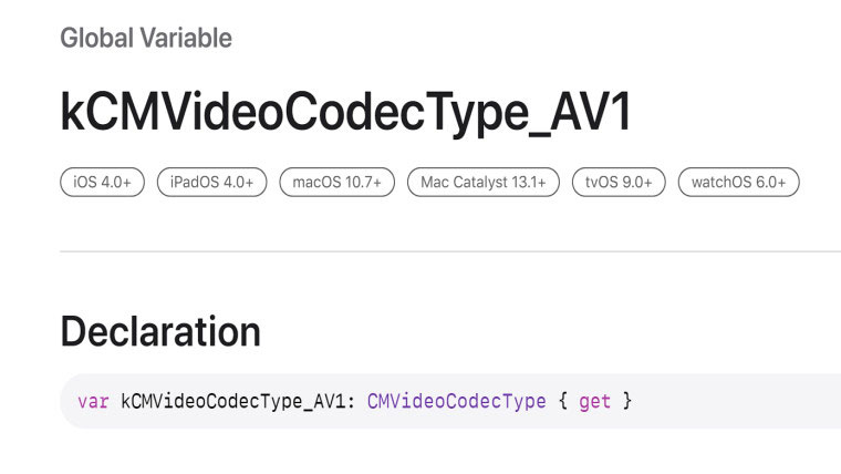 Apple 可能會將缺很久的 AV1 編解碼器加入多款產品中 - 電腦王阿達