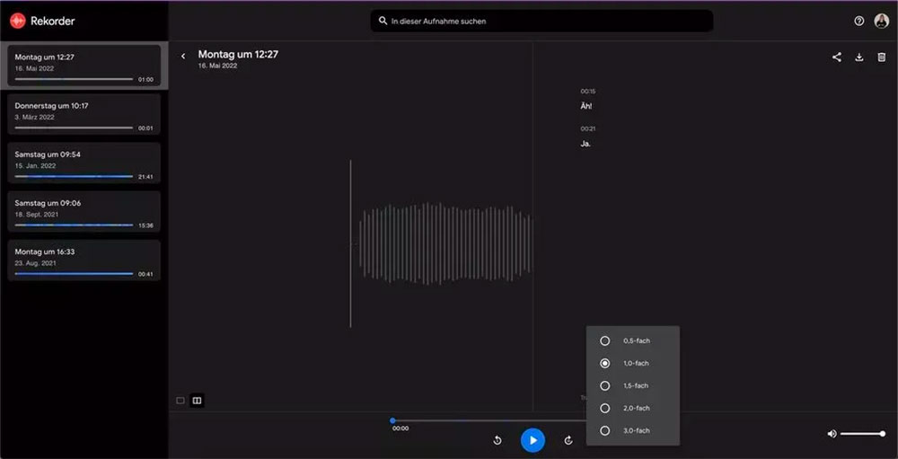 Google 錄音工具網站現在多了應用版沒有的播放速度控制功能 - 電腦王阿達 Google 錄音工具網站現在多了應用版沒有的播放速度控制功能 - 電腦王阿達