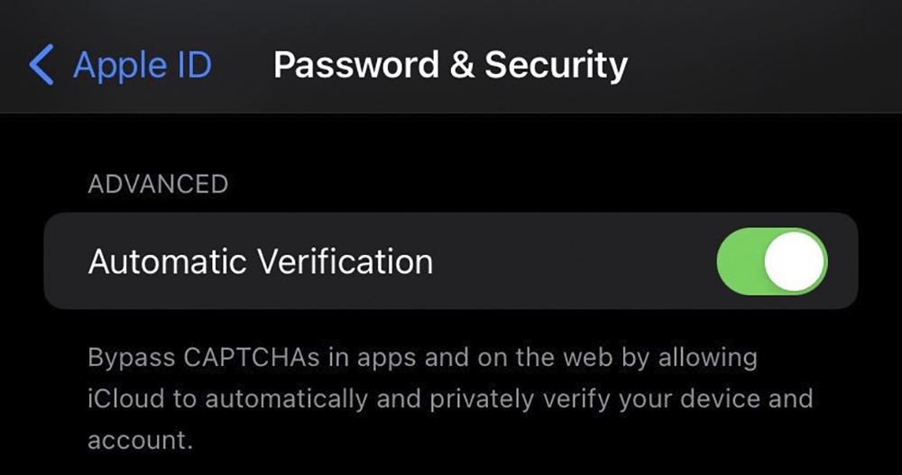 iOS 16 省略 CAPTCHA 認證 iOS 16 省略 CAPTCHA 認證