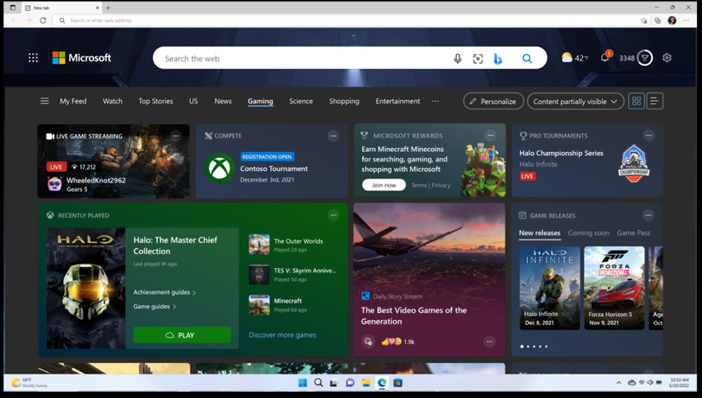 Microsoft Edge 瀏覽器全新「遊戲」功能現已推出 - 電腦王阿達