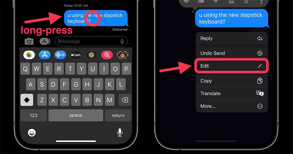 舊版 iMessage 不支援編輯訊息 舊版 iMessage 不支援編輯訊息