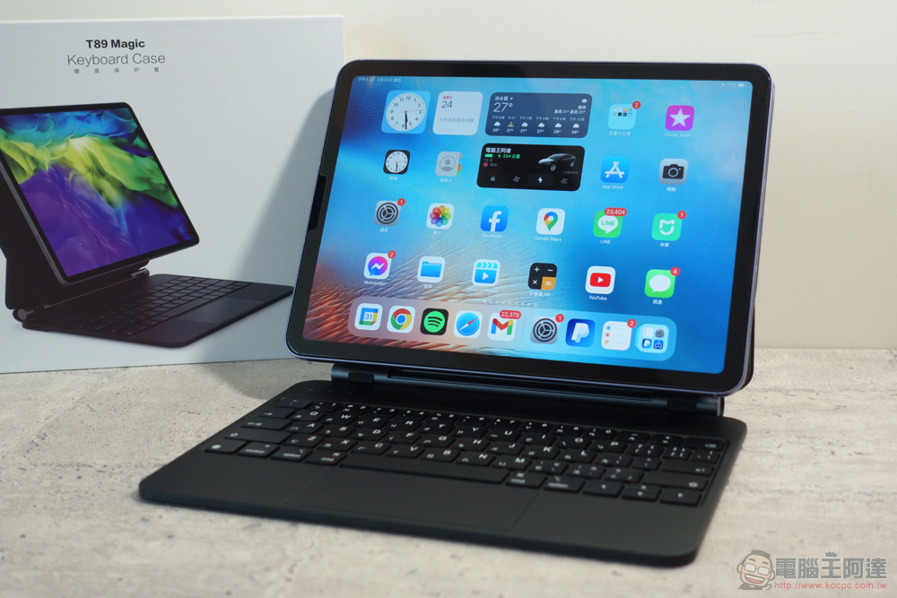 Kamera T90 Magic iPad 磁吸支架/T89 Magic 鍵盤觸控板開箱實測,讓你的 iPad 生產力突破天際 - 電腦王阿達 Kamera T90 Magic iPad 磁吸支架/T89 Magic 鍵盤觸控板開箱實測,讓你的 iPad 生產力突破天際 - 電腦王阿達