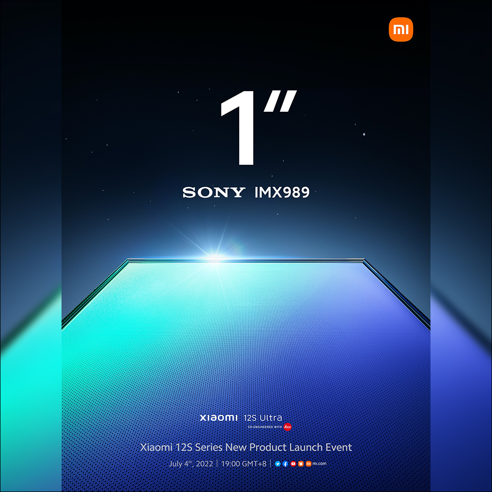 小米12S Ultra 確定搭載 1 英吋的 SONY IMX989 感光元件,小米 12S 也升級 SONY IMX707 - 電腦王阿達 小米12S Ultra 確定搭載 1 英吋的 SONY IMX989 感光元件,小米 12S 也升級 SONY IMX707 - 電腦王阿達