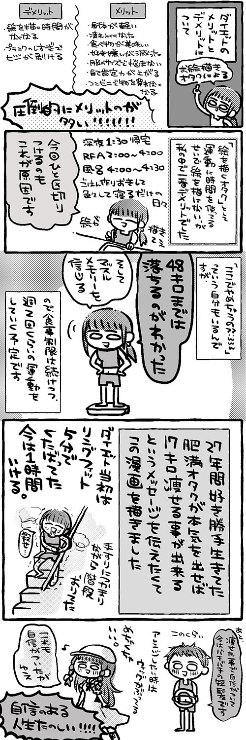 日本宅女用漫畫記錄《健身環大冒險》＋控制飲食一年的瘦身成果，連腹肌都出來了 - 電腦王阿達