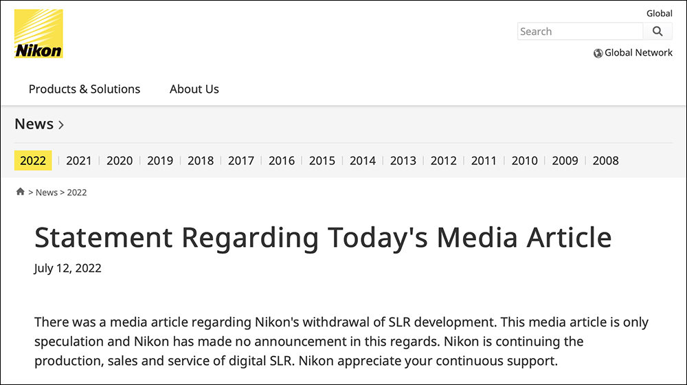 日媒報導 Nikon 傳聞將停止開發單反相機，專注於無反光鏡相機開發 - 電腦王阿達