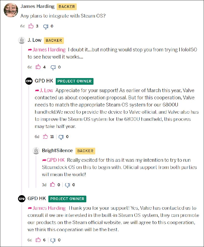 Steam OS 要授權出去？傳 GPD 與 Valve 正在談技術合作 - 電腦王阿達