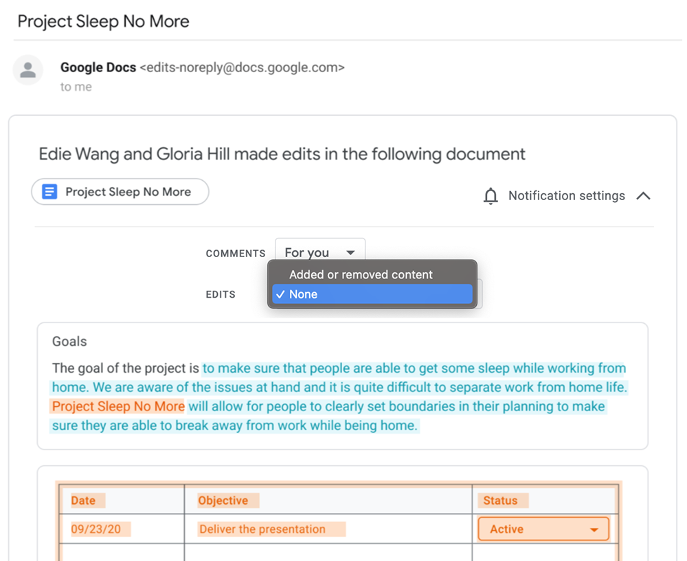 Google Docs 將支援文件編輯 Email 通知功能,還會整理給你變動範圍資訊 - 電腦王阿達 Google Docs 將支援文件編輯 Email 通知功能,還會整理給你變動範圍資訊 - 電腦王阿達