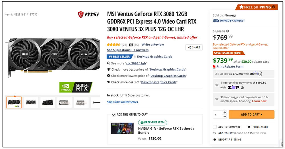 國外高階 RTX 30 系列顯卡持續跌價,RTX 3080 Ti 十天就便宜了 200 美金 - 電腦王阿達 國外高階 RTX 30 系列顯卡持續跌價,RTX 3080 Ti 十天就便宜了 200 美金 - 電腦王阿達
