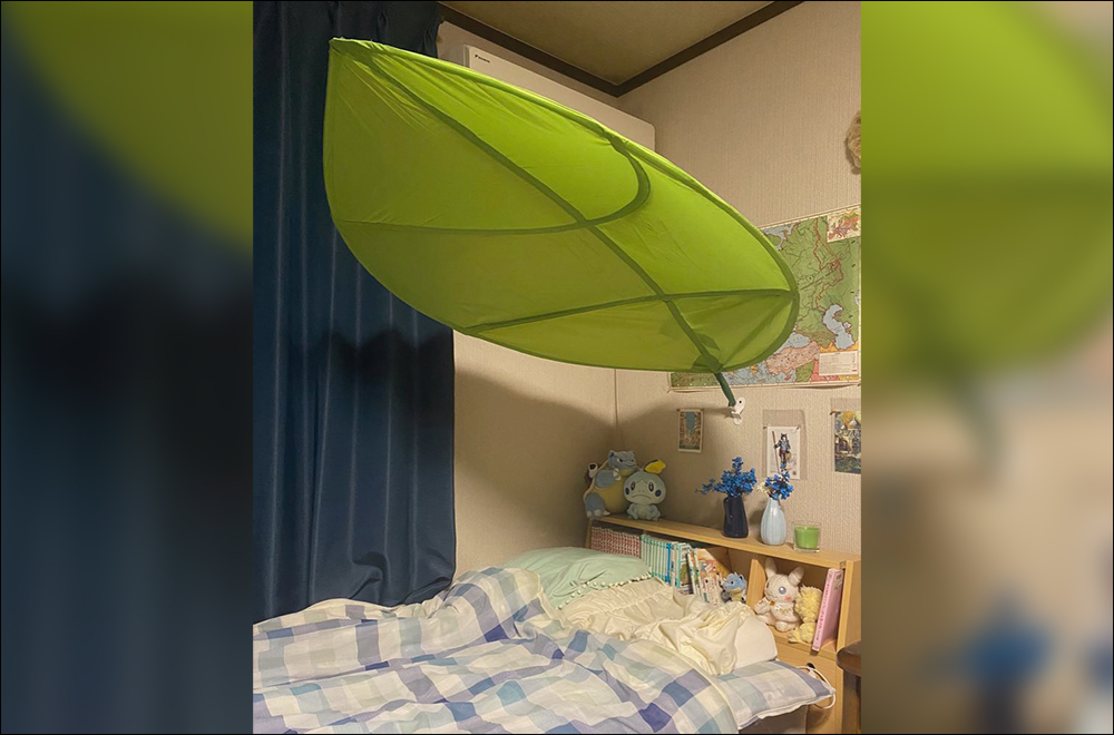 日本網友在 IKEA 買了「巨型葉子」被媽媽斥責，網友笑稱像是動物森友會裝飾 - 電腦王阿達