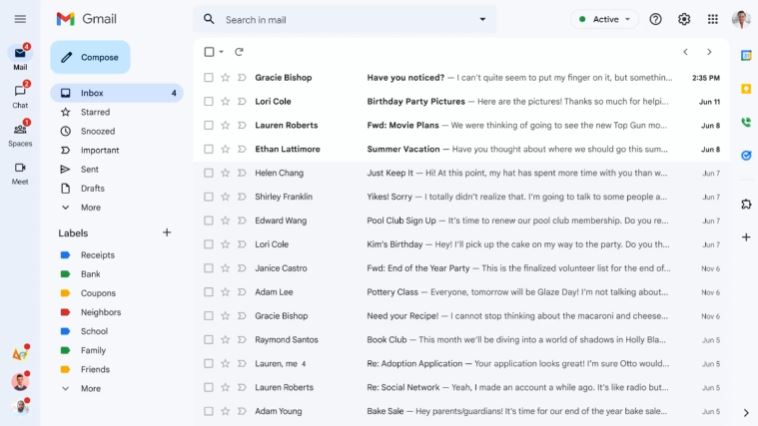 Gmail 獲得重大更新,現代化設計還整合了 Google Chat 和 Meet 介面 - 電腦王阿達 Gmail 獲得重大更新,現代化設計還整合了 Google Chat 和 Meet 介面 - 電腦王阿達