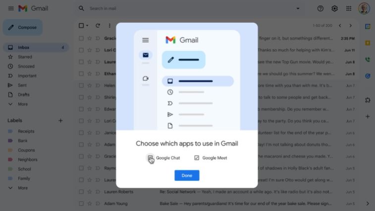 Gmail 獲得重大更新,現代化設計還整合了 Google Chat 和 Meet 介面 - 電腦王阿達 Gmail 獲得重大更新,現代化設計還整合了 Google Chat 和 Meet 介面 - 電腦王阿達