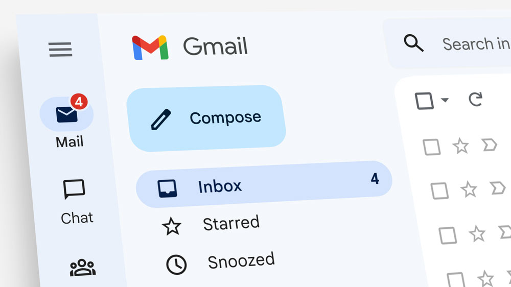 Gmail 獲得重大更新，現代化設計還整合了 Google Chat 和 Meet 介面 - 電腦王阿達