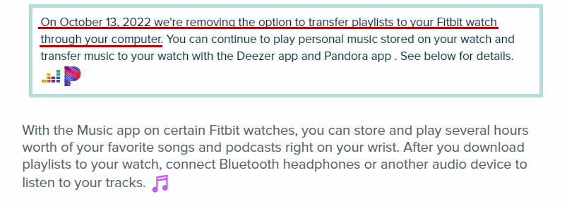 Fitbit 即將停止支援 PC 到手錶的音樂檔案傳輸 - 電腦王阿達