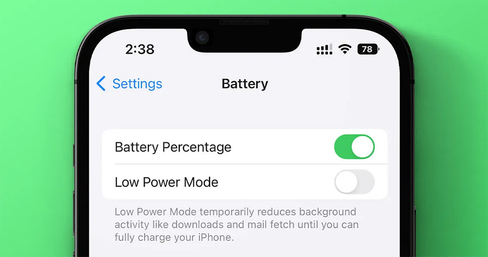 iOS 16 電量 % 狀態列顯示 iOS 16 電量 % 狀態列顯示