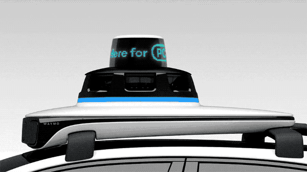 Waymo 無人計程車可自訂顯示在車頂的「小名」並積極打造無障礙功能,是想讓自己感覺更無害嗎? - 電腦王阿達 Waymo 無人計程車可自訂顯示在車頂的「小名」並積極打造無障礙功能,是想讓自己感覺更無害嗎? - 電腦王阿達