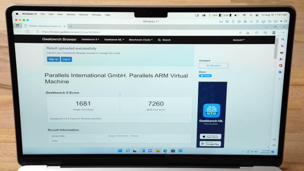 跑分數據顯示,M2 MacBook Air 運行 Windows 11 速度竟比 Dell 筆電還快 - 電腦王阿達 跑分數據顯示,M2 MacBook Air 運行 Windows 11 速度竟比 Dell 筆電還快 - 電腦王阿達