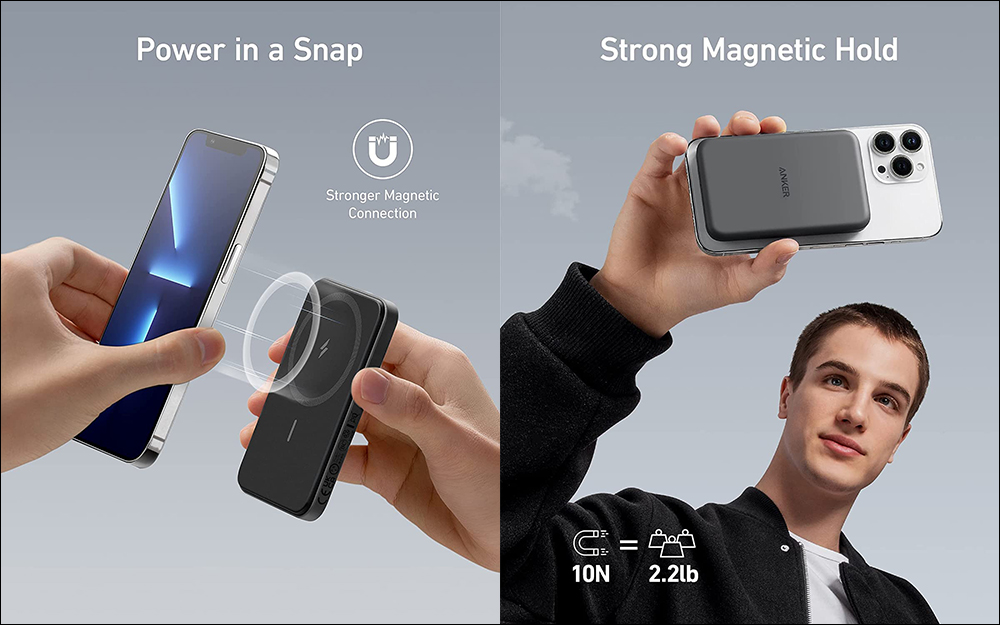 Anker 推出全新超薄 MagSafe 行動電源:內建 5,000mAh 容量、支援 7.5W 磁吸無線充電 - 電腦王阿達 Anker 推出全新超薄 MagSafe 行動電源:內建 5,000mAh 容量、支援 7.5W 磁吸無線充電 - 電腦王阿達