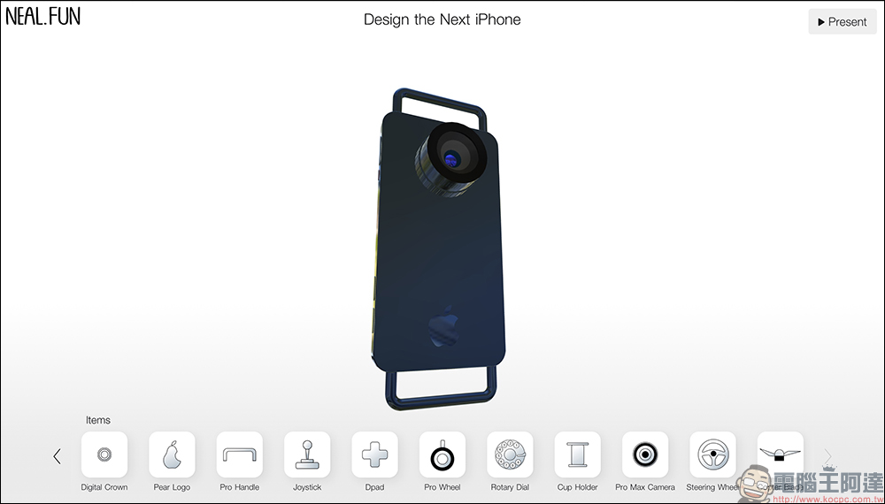 外國網友開發客製化「下一款 iPhone」趣味網站，讓大家能自己設計獨一無二的專屬手機 - 電腦王阿達