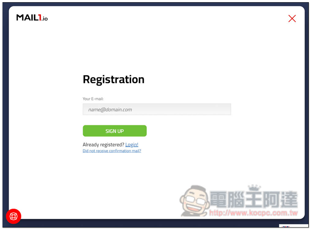 Mail1.io 免費臨時電子信箱服務,讓你註冊一次性的網站服務,不怕收到廣告信 - 電腦王阿達 Mail1.io 免費臨時電子信箱服務,讓你註冊一次性的網站服務,不怕收到廣告信 - 電腦王阿達