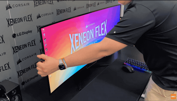 自己的螢幕自己掰彎!Corsair 發表可從全平面「手動」彎到最高 800R 的曲面螢幕 - 電腦王阿達 自己的螢幕自己掰彎!Corsair 發表可從全平面「手動」彎到最高 800R 的曲面螢幕 - 電腦王阿達
