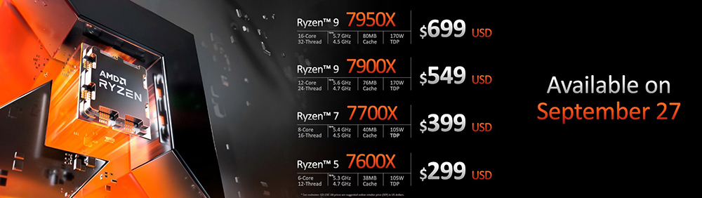AMD Ryzen 7000 系列正式推出,單執行緒效能最高提升 29%,售價 299 美金起 - 電腦王阿達 AMD Ryzen 7000 系列正式推出,單執行緒效能最高提升 29%,售價 299 美金起 - 電腦王阿達